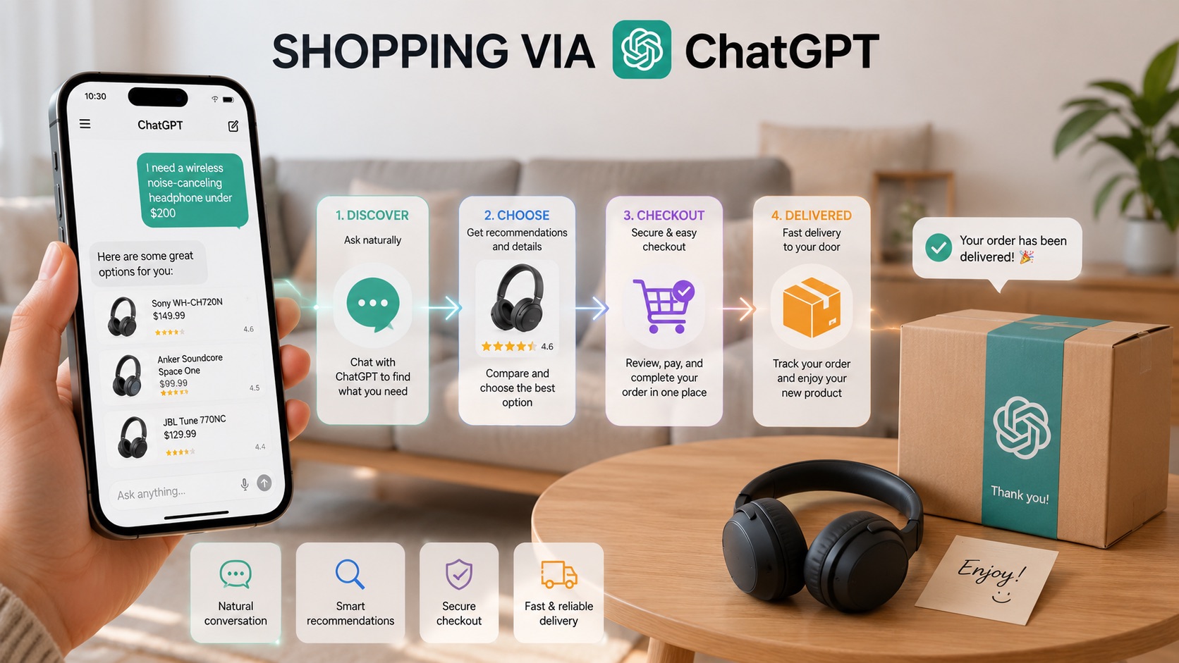AI shopping journey via ChatGPT and Gemini compared to traditional Google search - 2026 ecommerce behavior shift