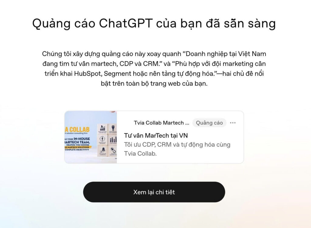 ChatGPT Ads